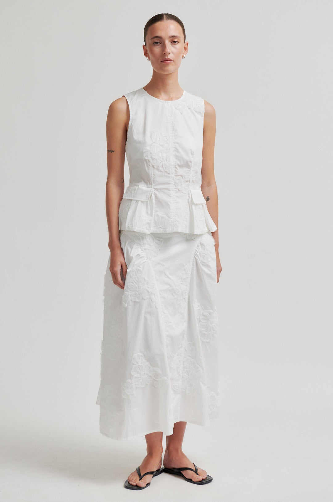 Second Female - Ashley Top 60827 - 1001 White Toppe 