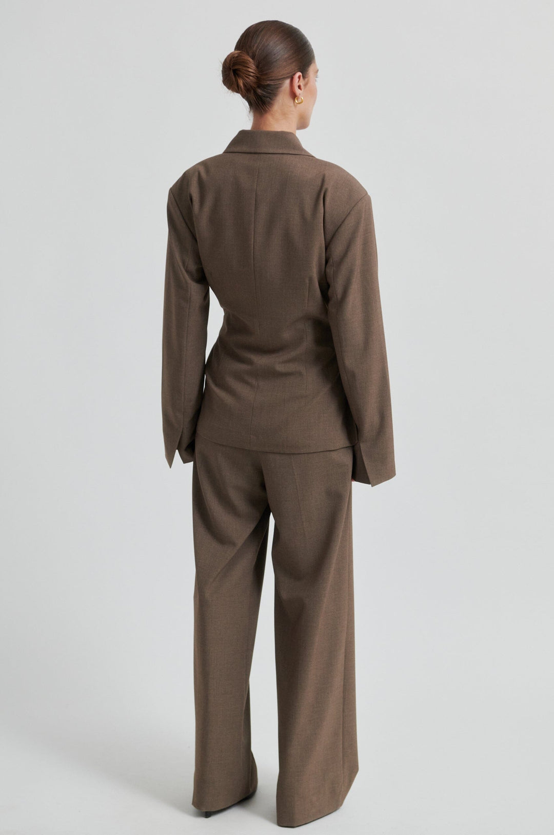 Second Female - Dakota Trousers 60416 - 6144 Mid Brown Melange Bukser 