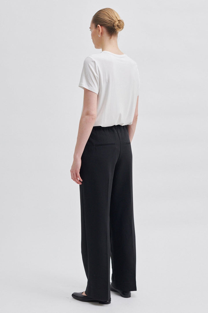 Second Female - Evie Classic Trousers 54385 - 8001 Black Bukser 