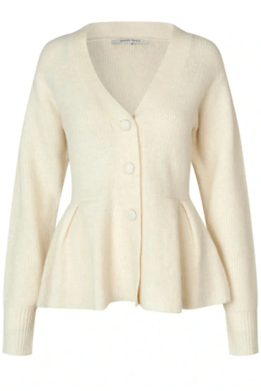 Second Female - Faira Knit Cardigan 61296 - 1051 Birch Cardigans 
