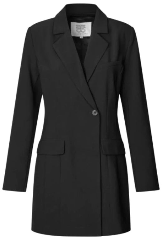 Second Female - Festa Fitted Blazer Dress 61310 - 8001 Black Kjoler 