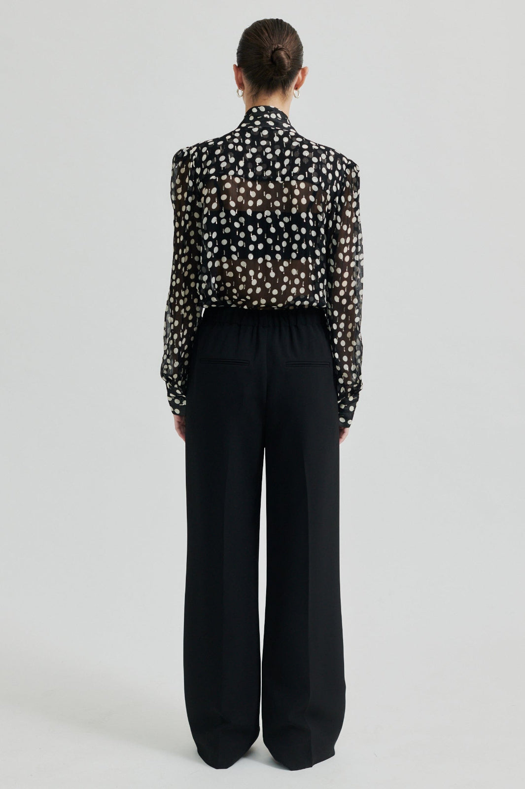 Second Female - Fique Straight Trousers 59024 - 8001 Black Bukser 