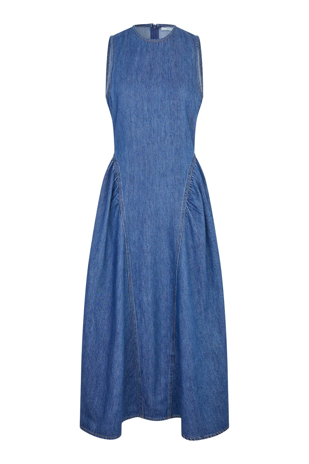 Second Female - Lukana Denim Dress 60687 - 5997 Blue denim Kjoler 