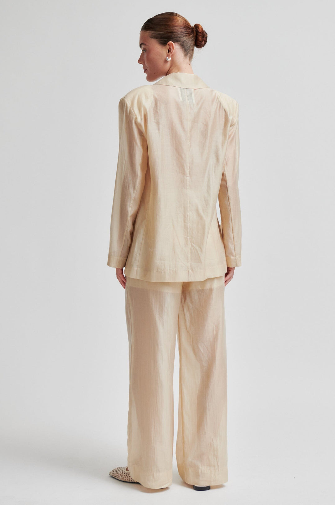 Second Female - Lusana Trousers 60692 - 0512 Soft Beige Bukser 