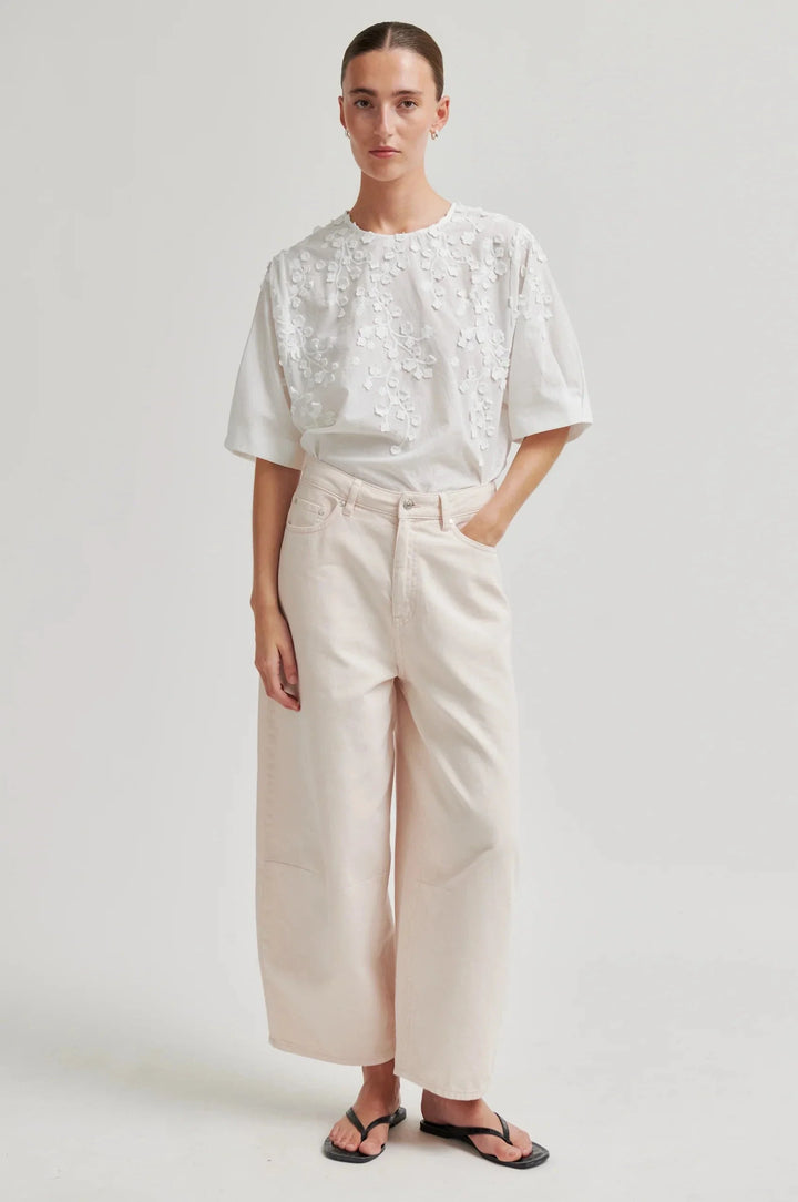Second Female - Reece Trousers 60633 - 9413 Crystal Pink Bukser 
