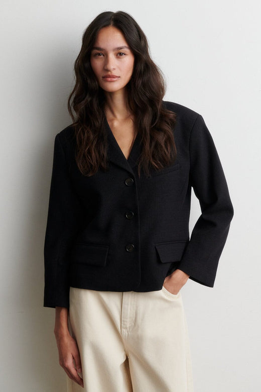 Second Female - Sella Short Blazer 60898 - 8001 Black 