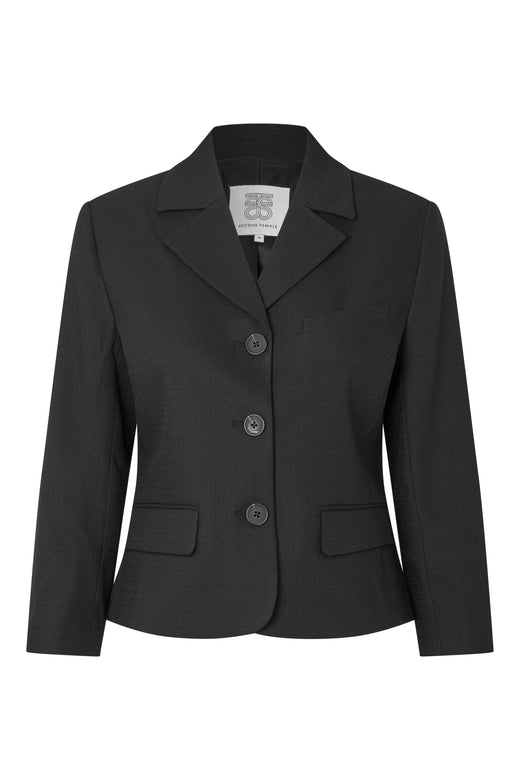 Second Female - Sella Short Blazer 60898 - 8001 Black 