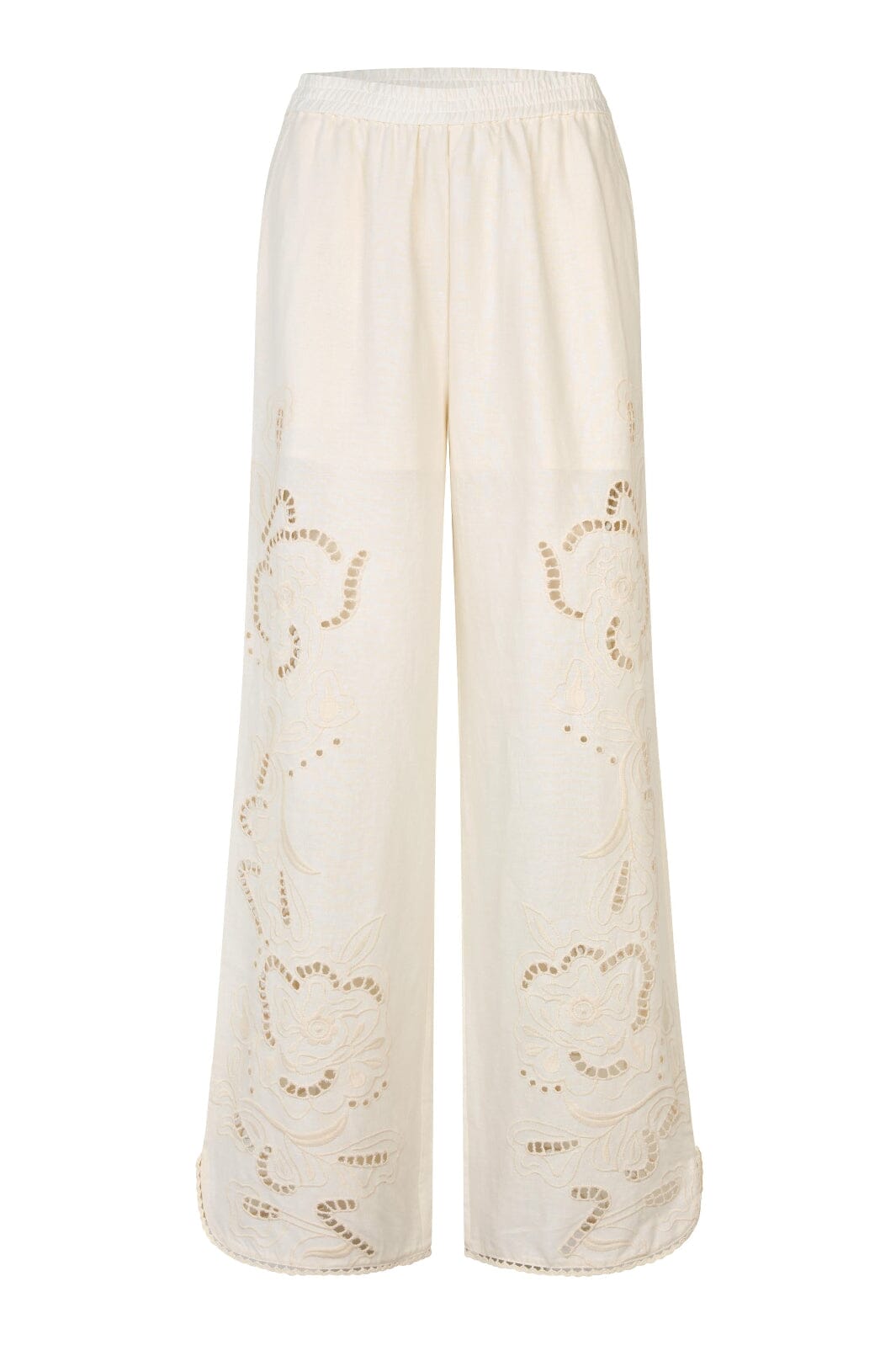 Second Female - Vilea Trousers 60818 - 1015 Eggnog Bukser 