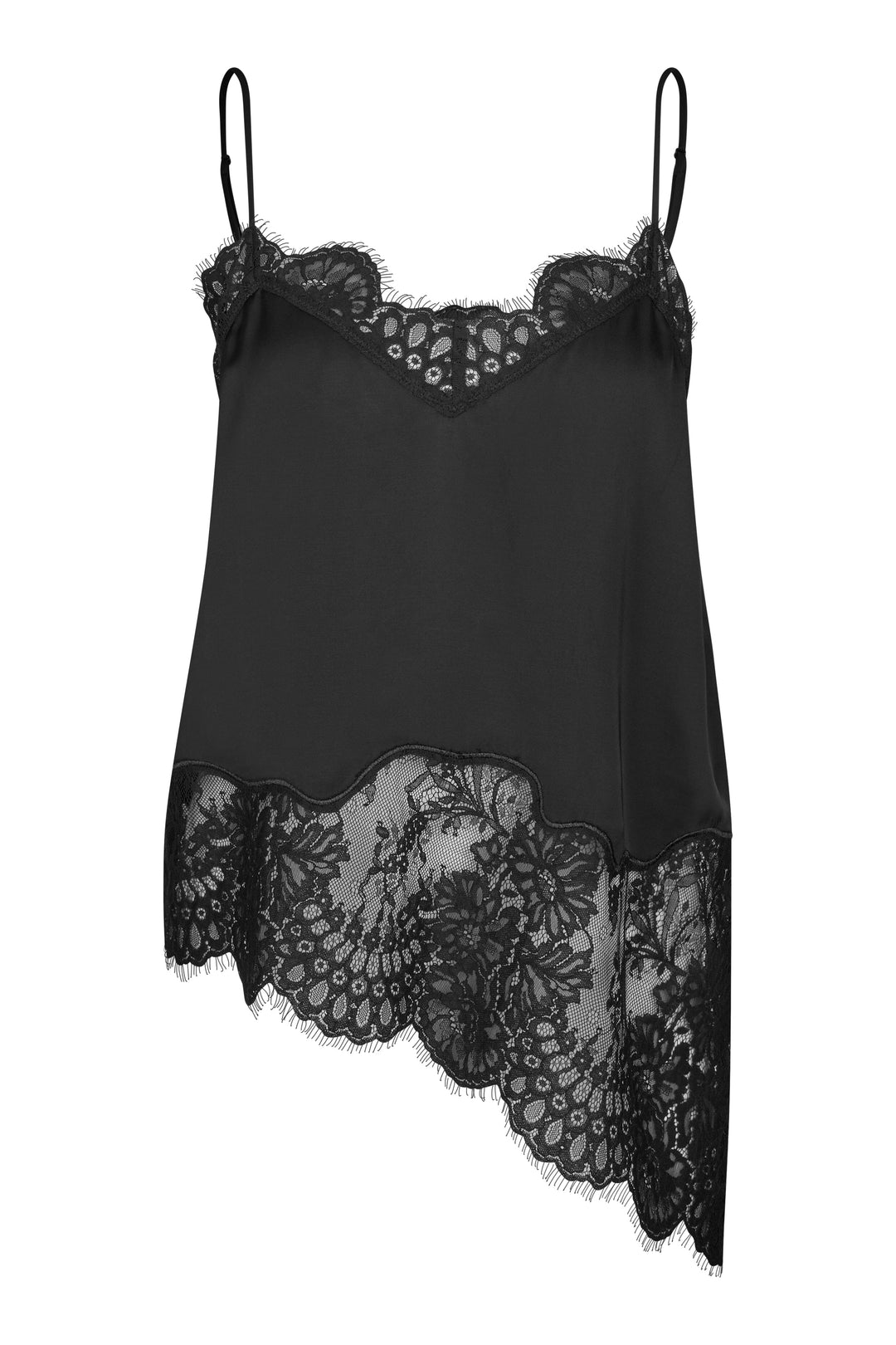 Second Female - Wilina Strap Top 60866 - 8001 Black Toppe 
