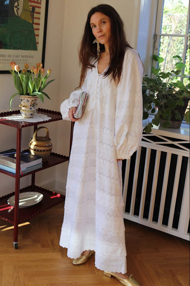 Sissel Edelbo - Anine Dress SE 1892 - Ecru Kjoler 