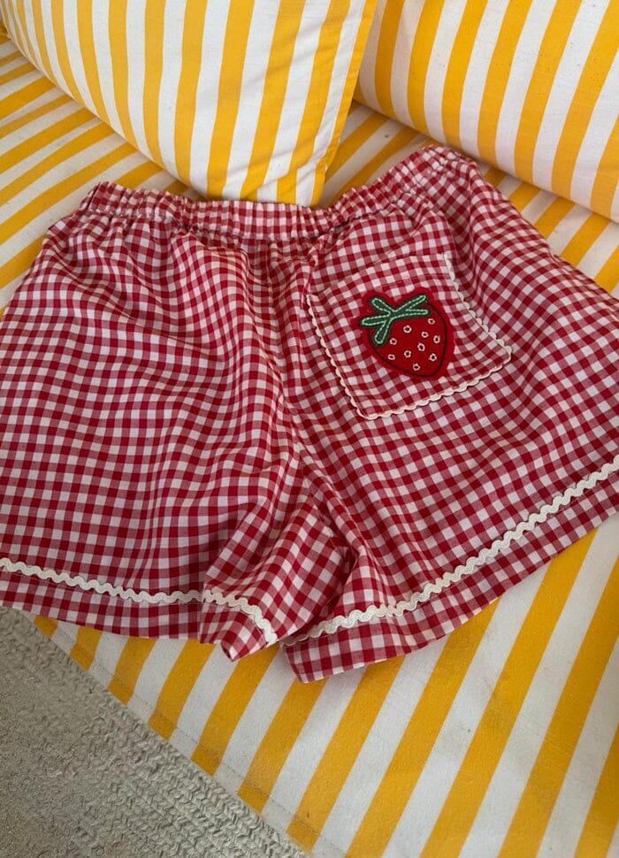 Sissel Edelbo - Bobbie Shorts SE 1803 - Red Checks Shorts 