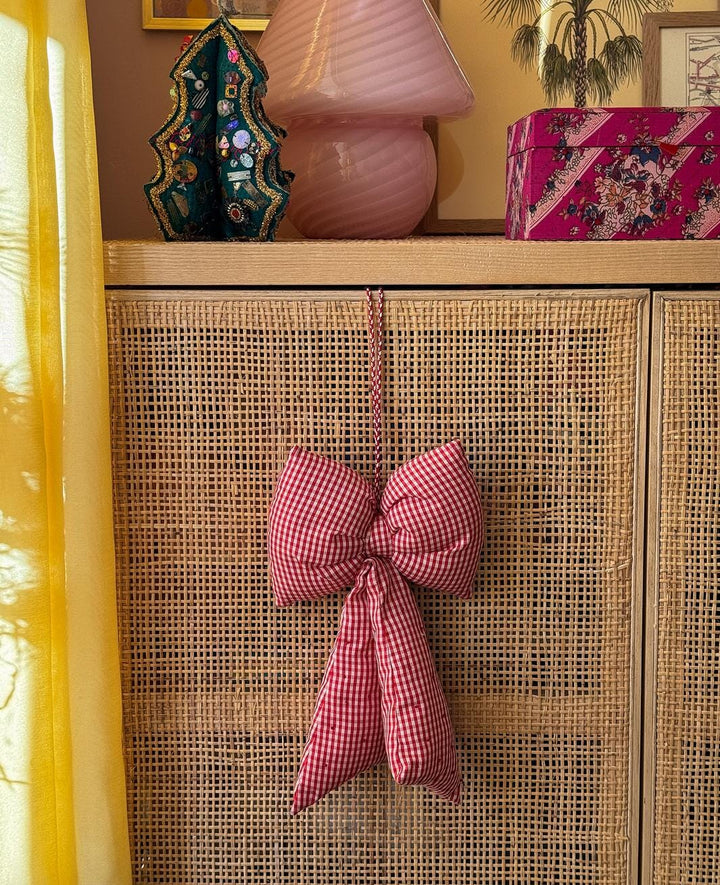 Sissel Edelbo - Bow Decoration SE 1485 - Gingham Checks