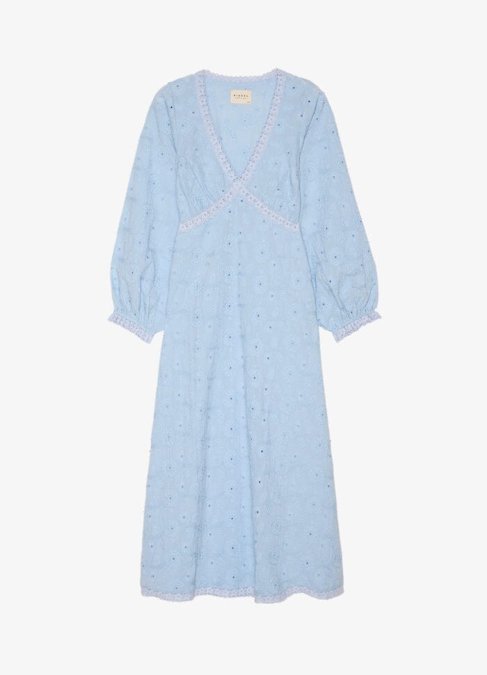 Sissel Edelbo - Delphine Dress SE 2103 - Cashmere Blue Kjoler 
