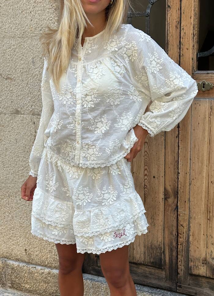 Sissel Edelbo - Delphine Top SE 1808 - Off White Toppe 