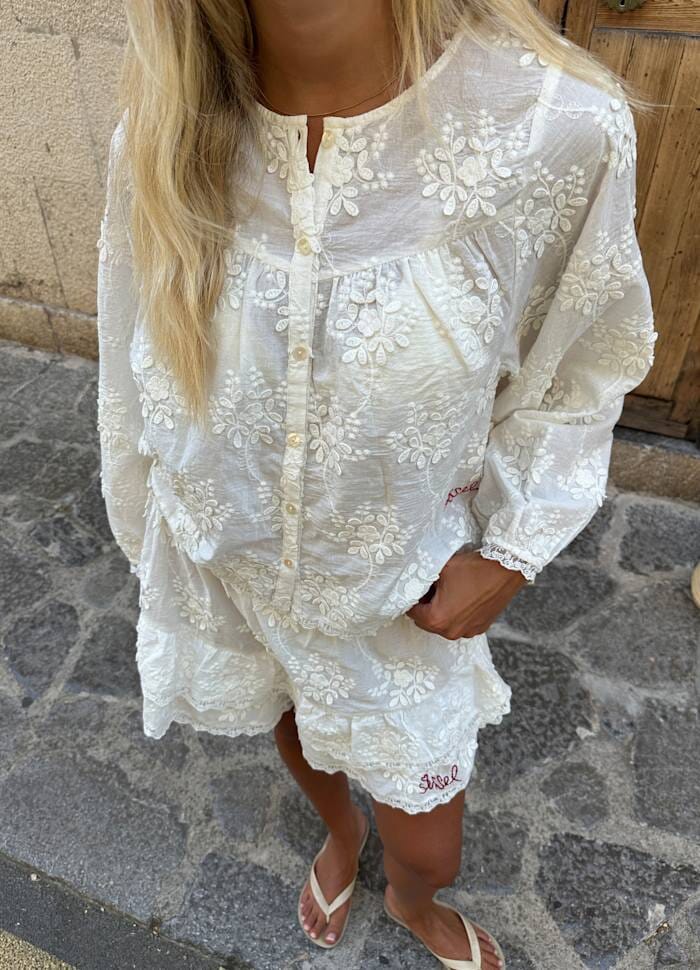 Sissel Edelbo - Delphine Top SE 1808 - Off White Toppe 