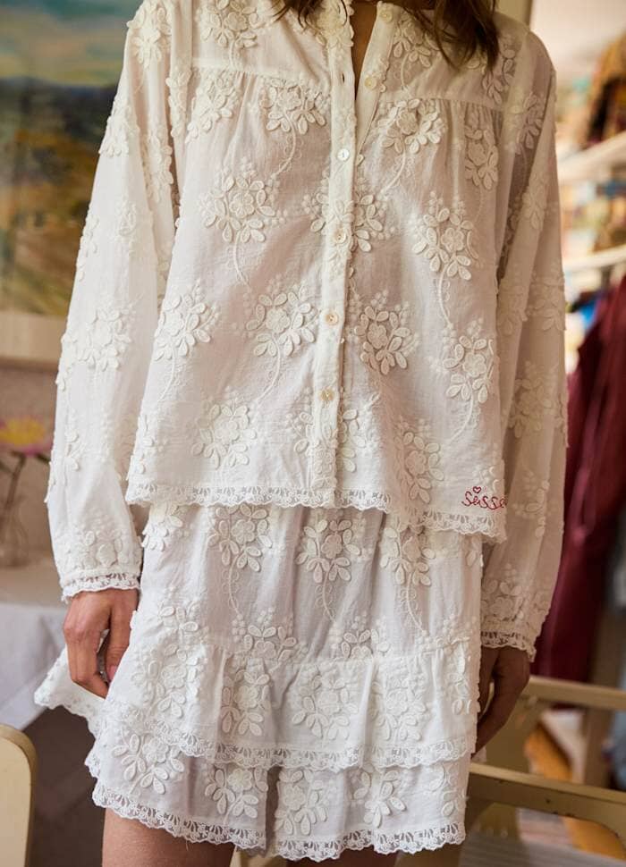 Sissel Edelbo - Delphine Top SE 1808 - Off White Toppe 
