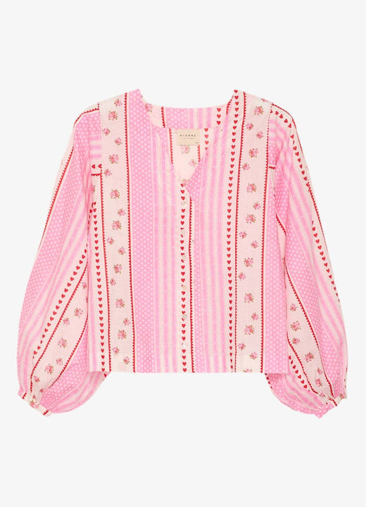 Sissel Edelbo - Ea Shirt SE 1809 - Rose Bluser 