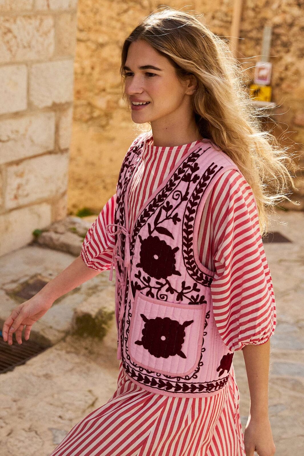 Sissel Edelbo - Honey Vest SE 1581 - Burgundy