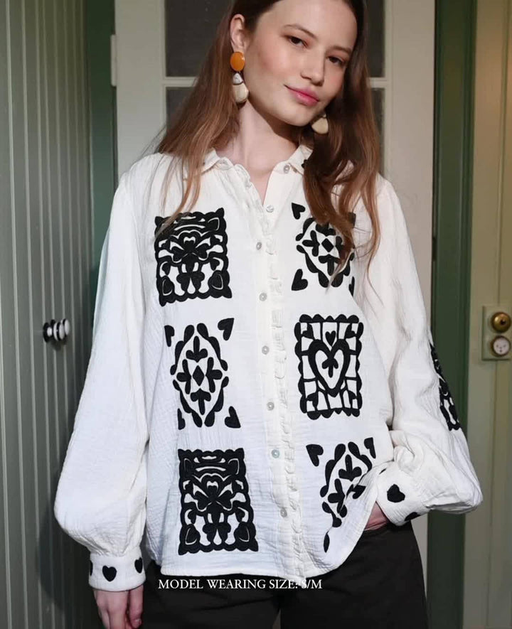 Sissel Edelbo - Kaiser Shirt Se 2022 - Off White Skjorter 