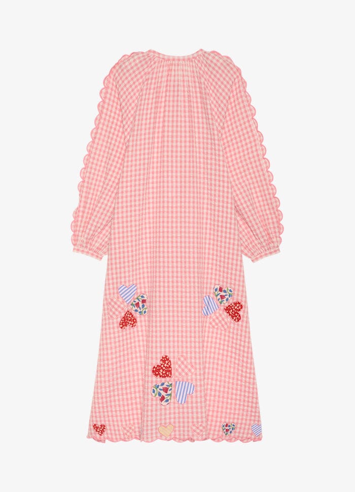Sissel Edelbo - Kamal Dress SE 1812 - Pink Checks Kjoler 