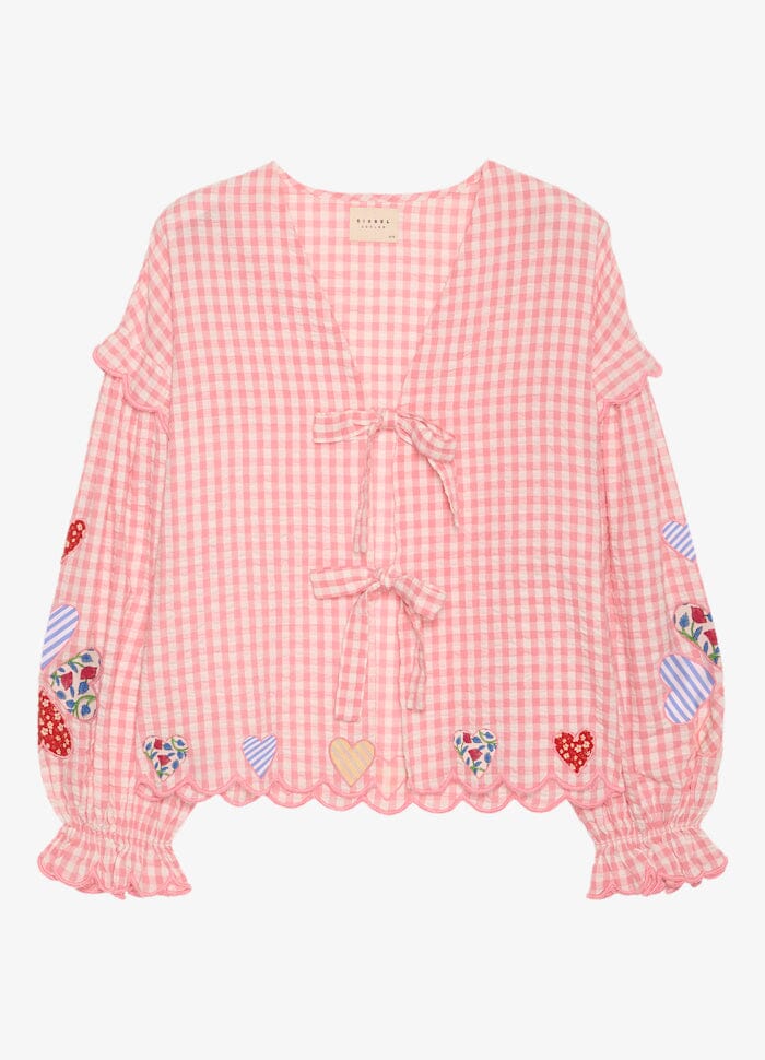 Sissel Edelbo - Kamal Top SE 1813 - Pink Checks Toppe 