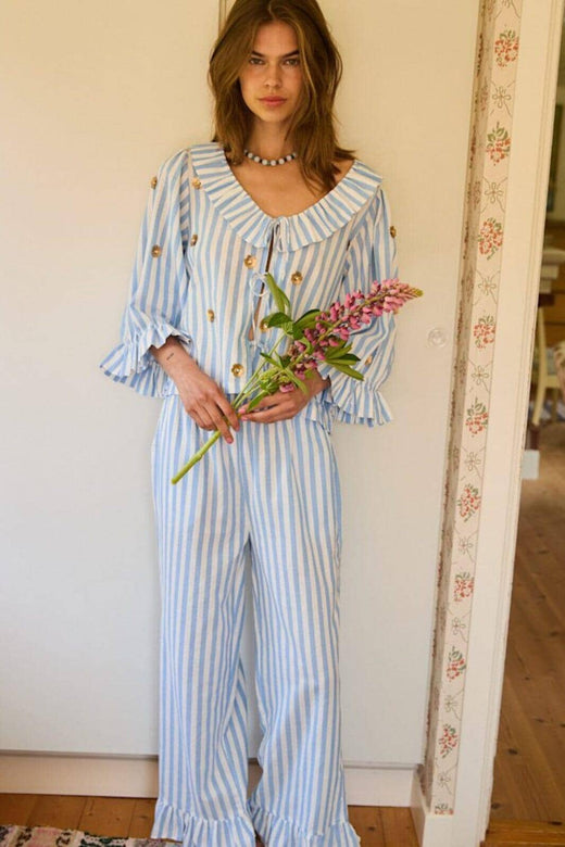 Sissel Edelbo - Kiki Pants SE 1814 - Blue Stripes Bukser 