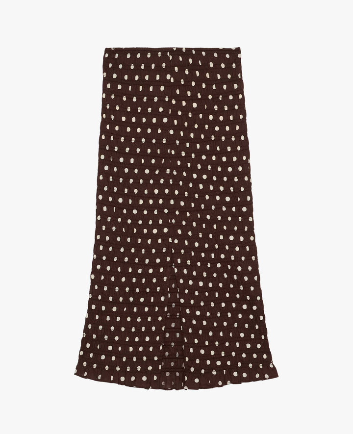 Sissel Edelbo - Lady Skirt Se 2023 - Brown Dot Nederdele 