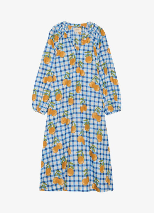 Sissel Edelbo - Lara Dress SE 1817 - Blue Orange Kjoler 