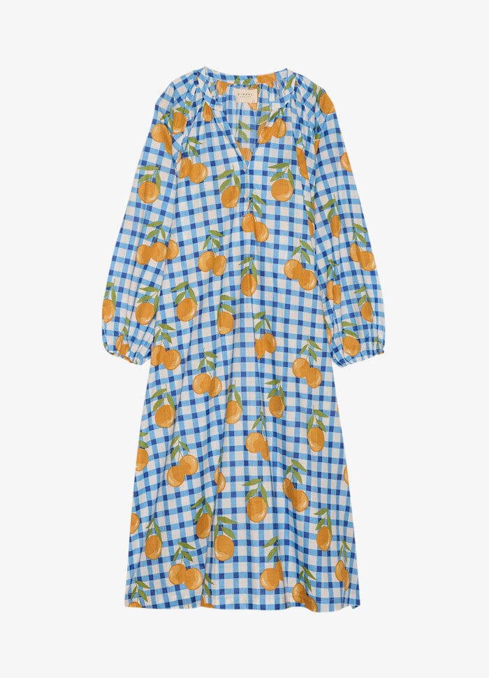 Sissel Edelbo - Lara Dress SE 1817 - Blue Orange Kjoler 