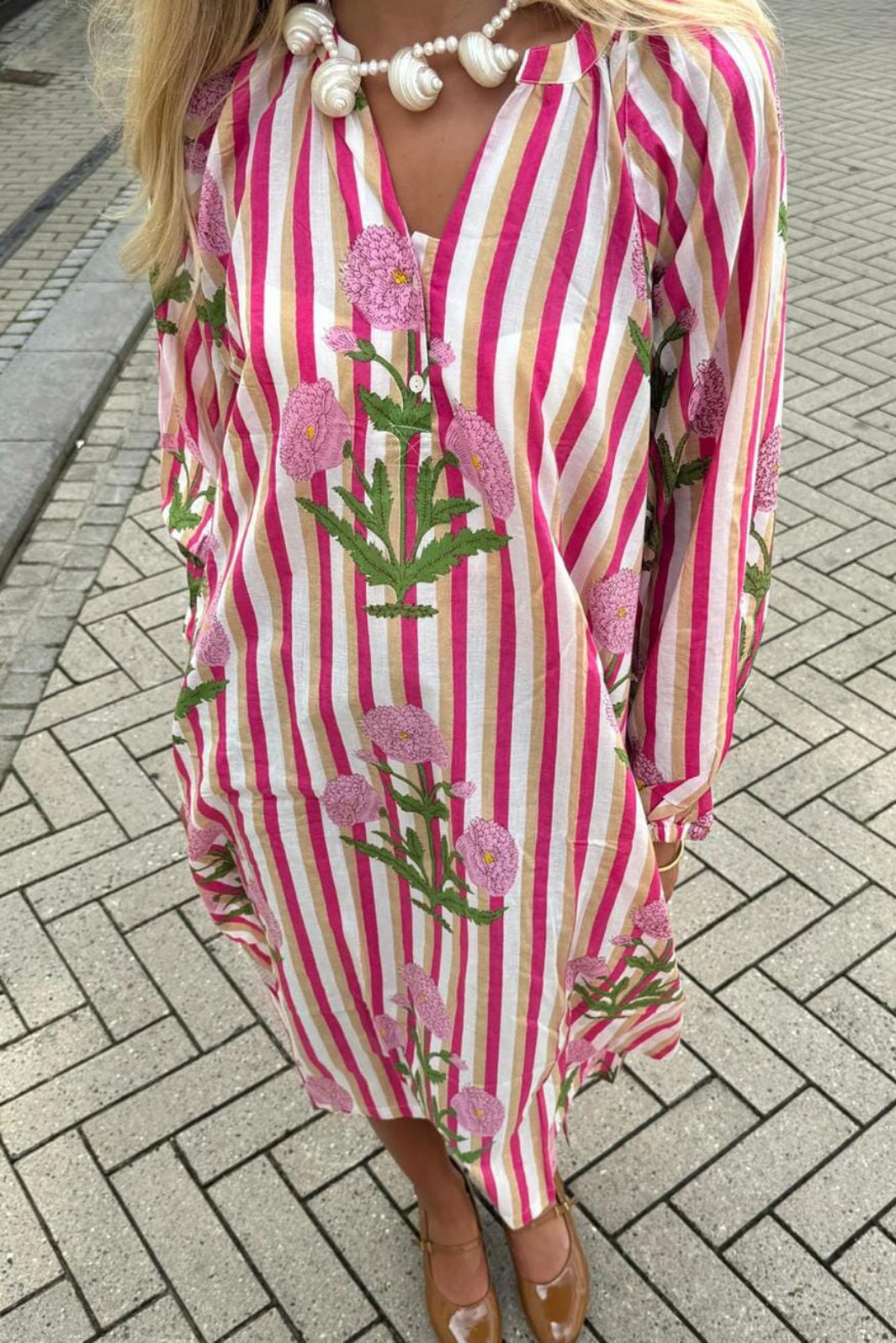 Sissel Edelbo - Lara Dress SE 1886 - Poppy Pink