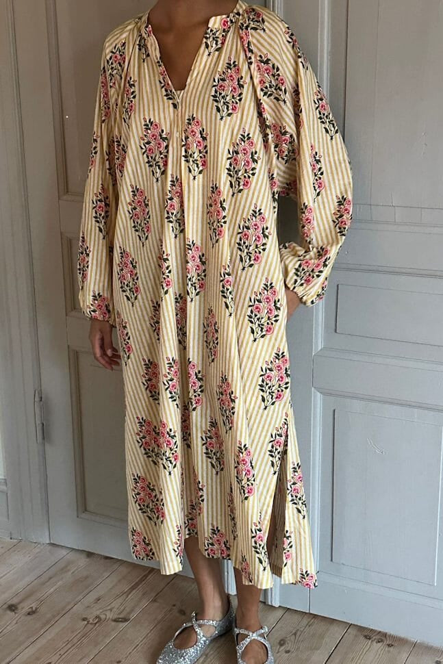 Sissel Edelbo - Lara Dress SE 1906 - Golden Yellow Kjoler 