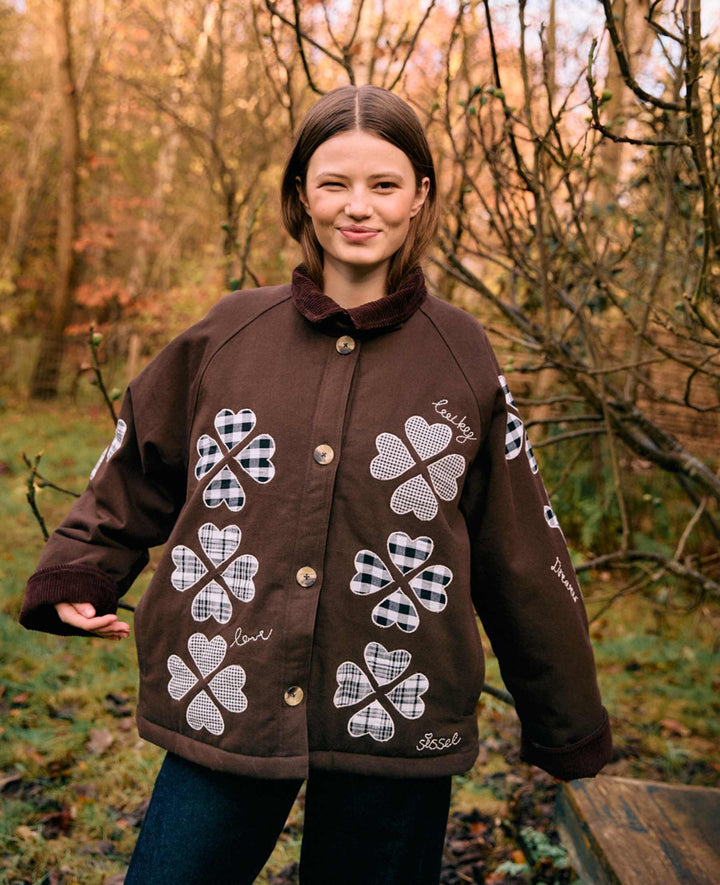Sissel Edelbo - Lillibeth Jacket Se 2024 - Checked Brown Jakker 