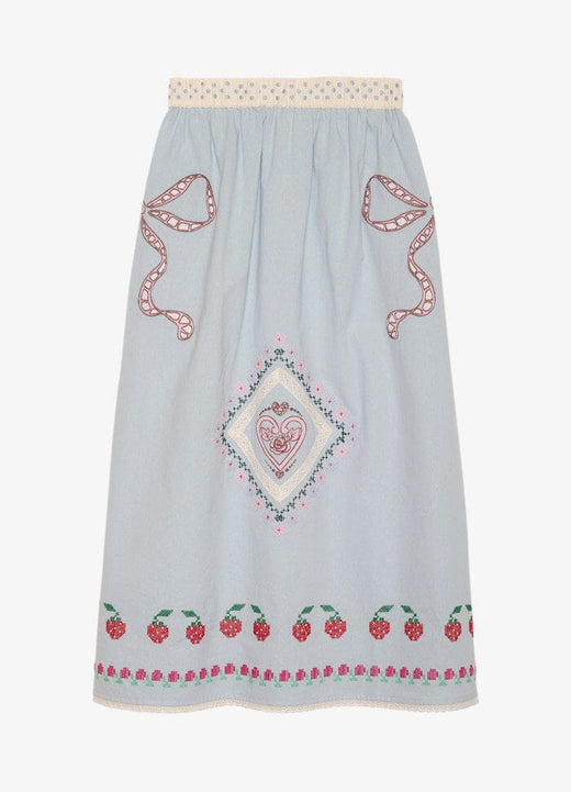 Sissel Edelbo - Louise Skirt SE 1820 - Baby Blue Nederdele 