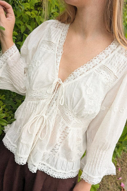 Sissel Edelbo - Mabel Top SE 1823 - Off White Toppe 