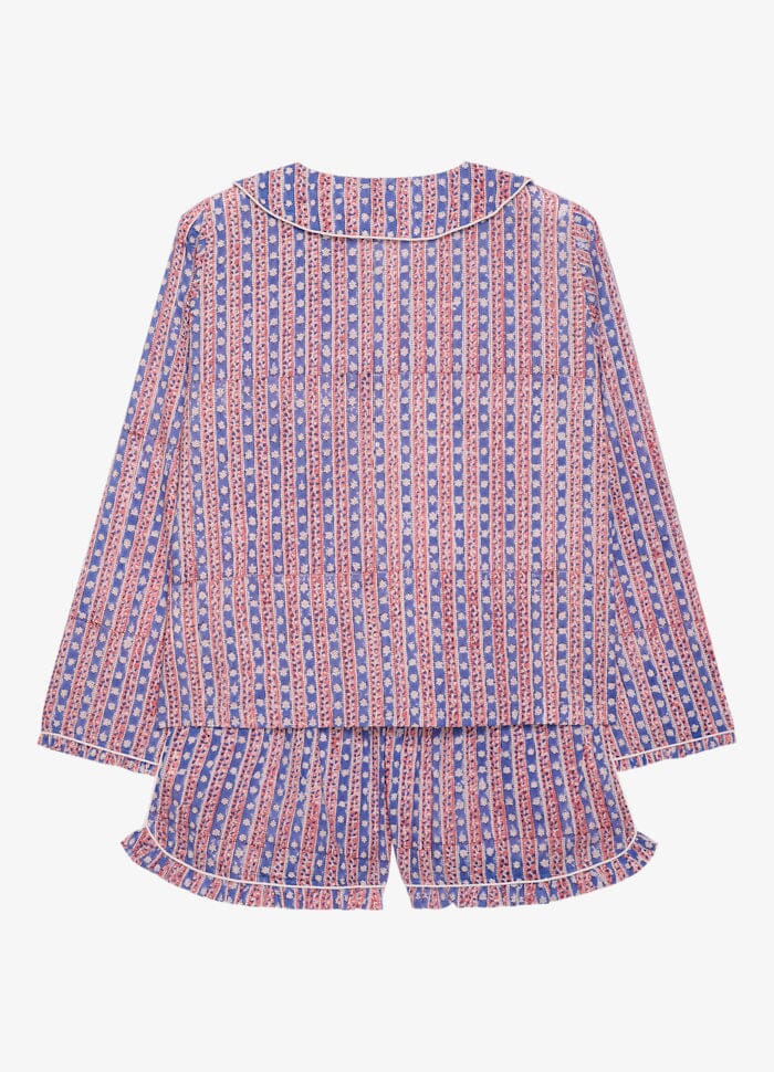 Sissel Edelbo - Nuvena Pyjamas Set SE 1827 - Blue Stripes Nattøj 