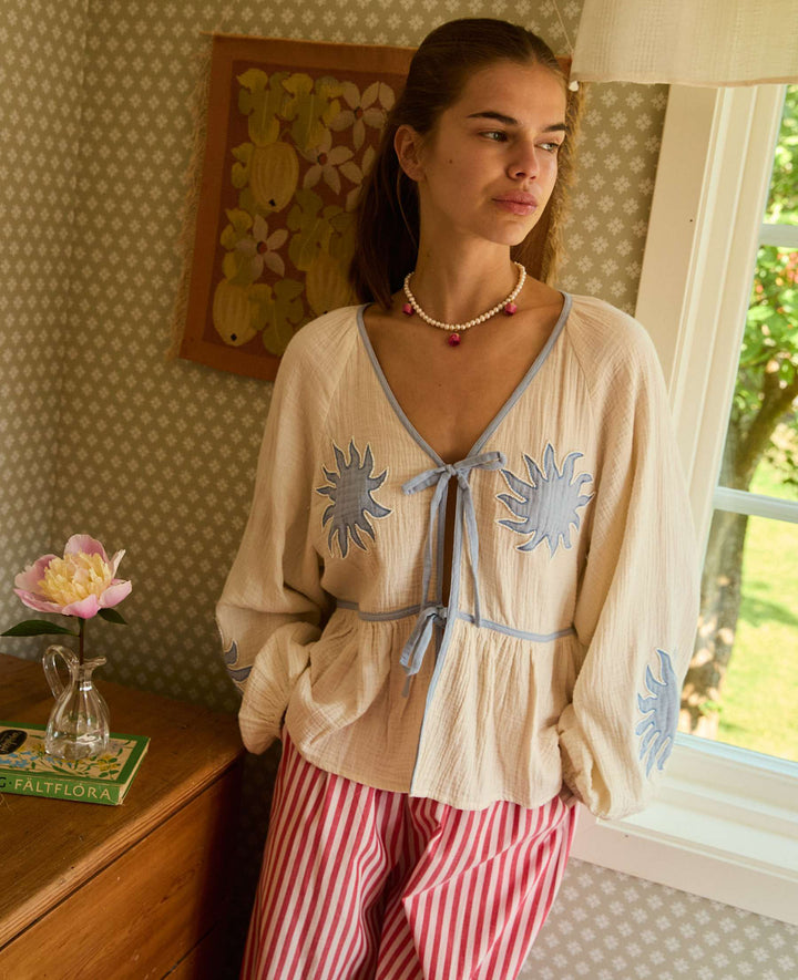 Sissel Edelbo - Ramona Top SE 1831 - Off White Bluser 