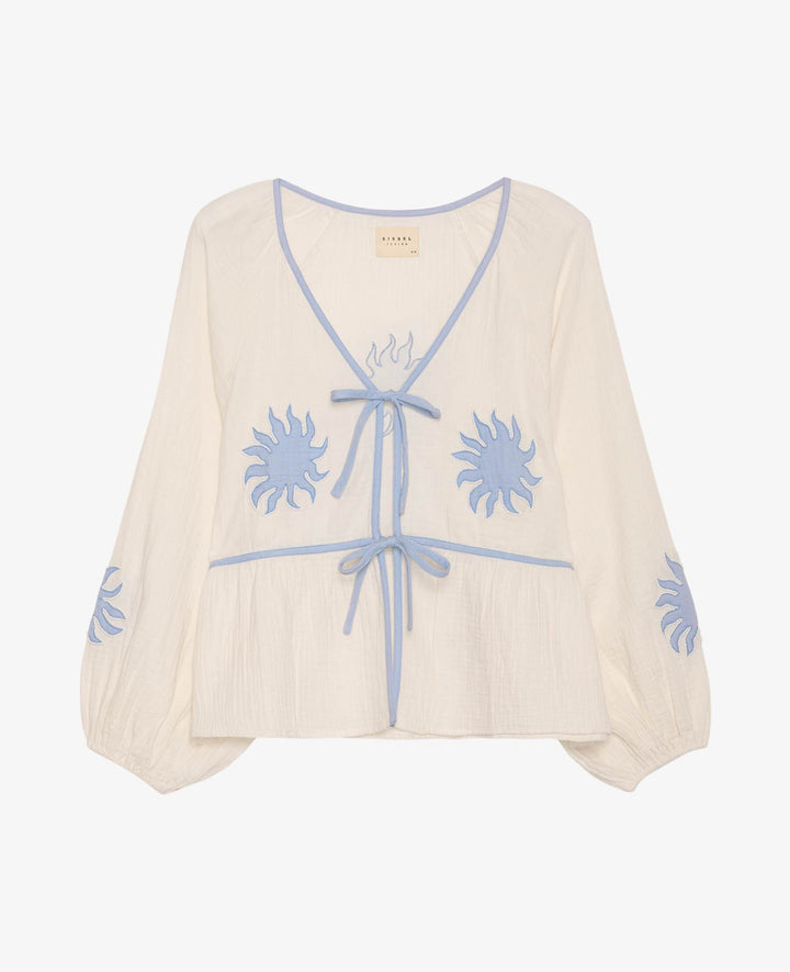 Sissel Edelbo - Ramona Top SE 1831 - Off White Bluser 