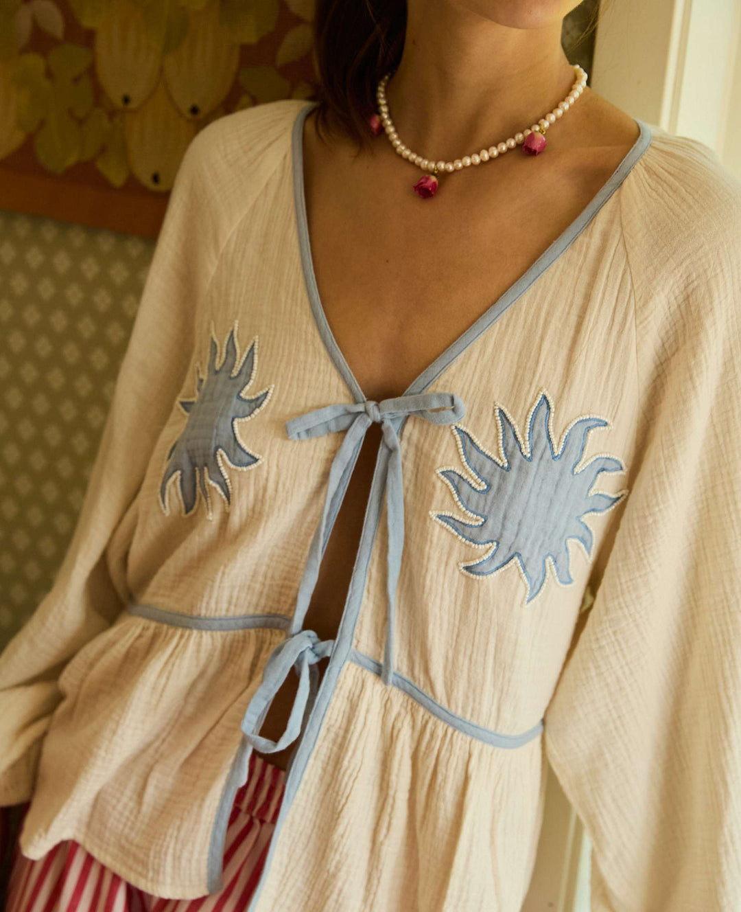 Sissel Edelbo - Ramona Top SE 1831 - Off White Bluser 