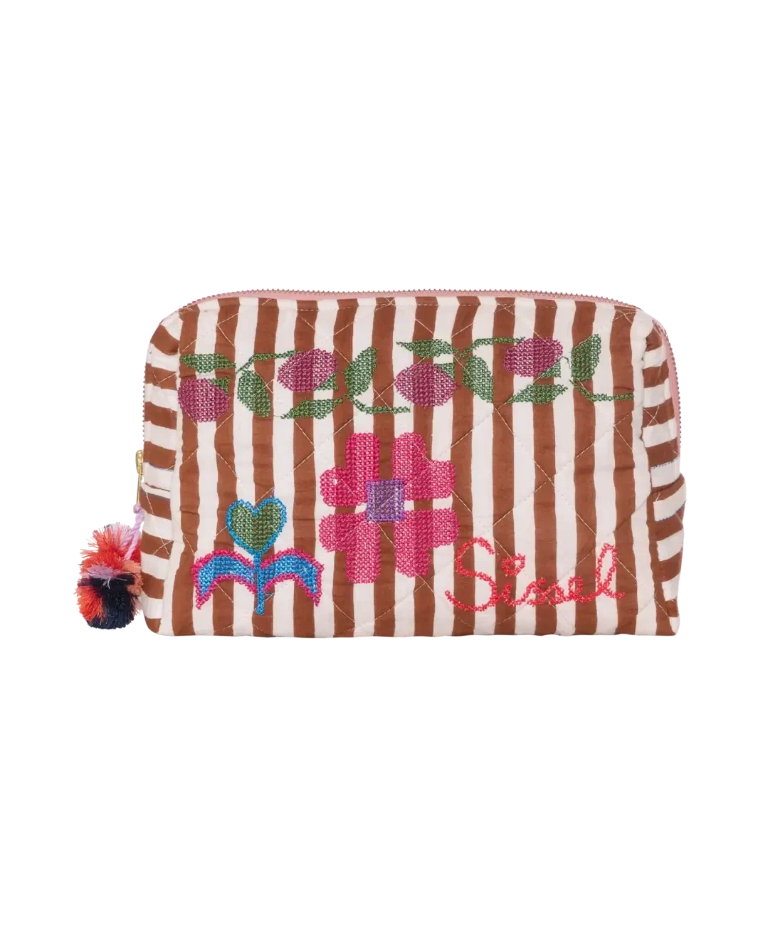 Sissel Edelbo - Rosea Cosmetic Bag SE 1996 - Brown Stripes