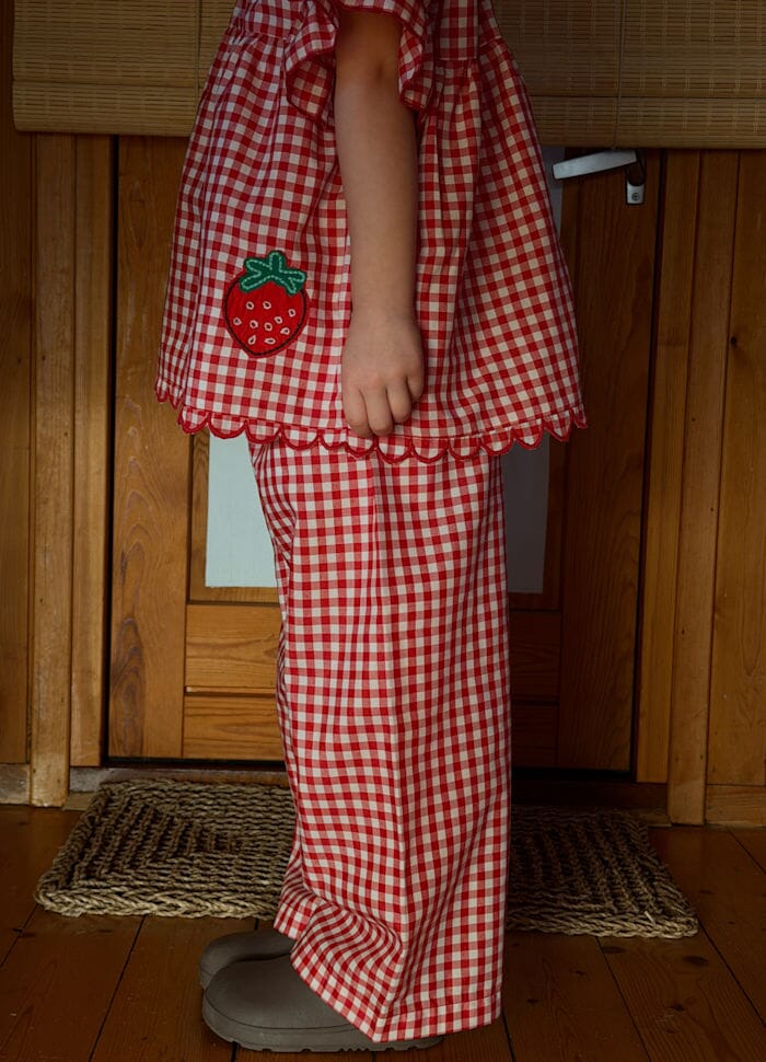Sissel Edelbo - Saxo MINI Pants SE 1873 - Red Checks Bukser 