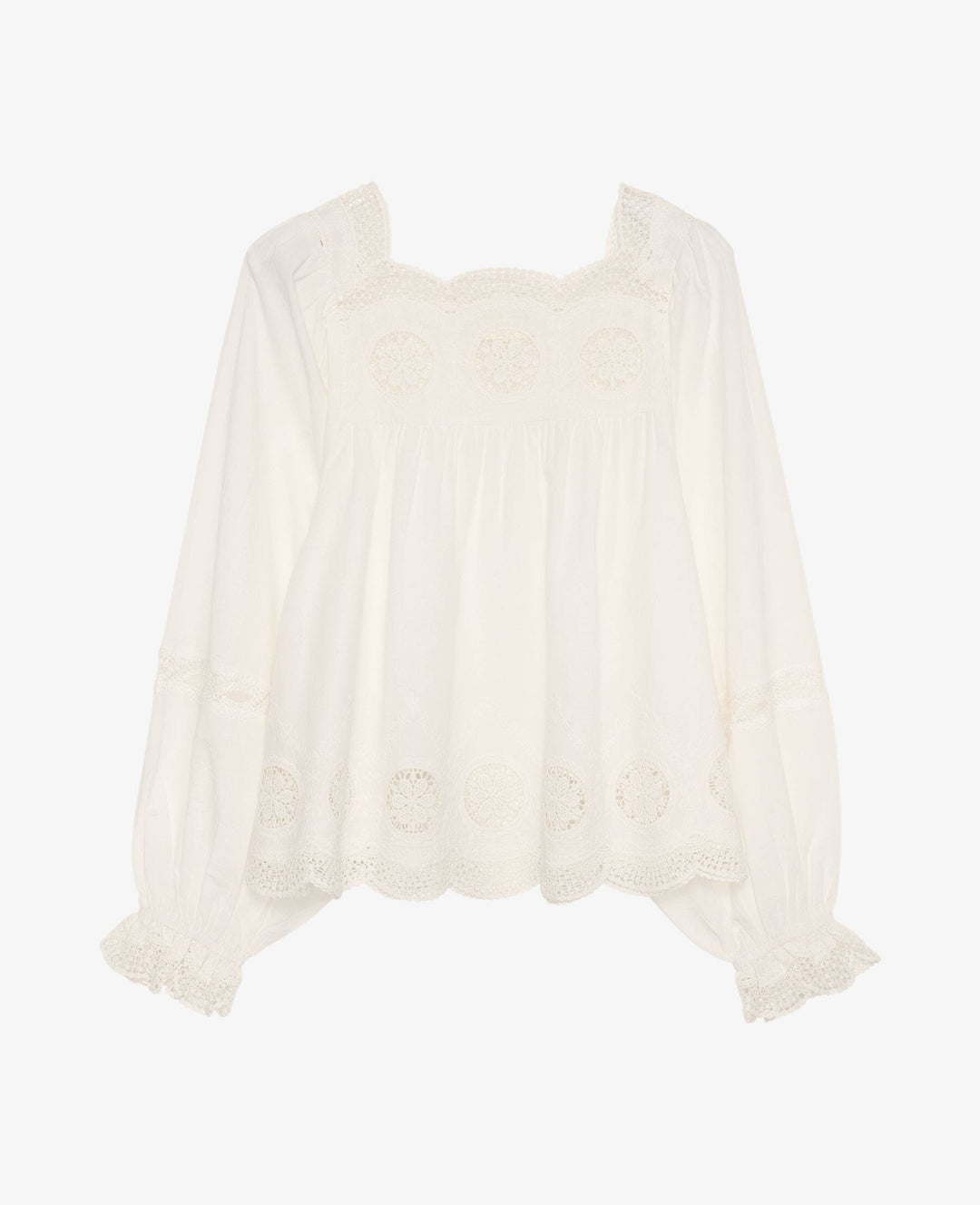 Sissel Edelbo - Soleia Top SE 1833 - Off White Bluser 