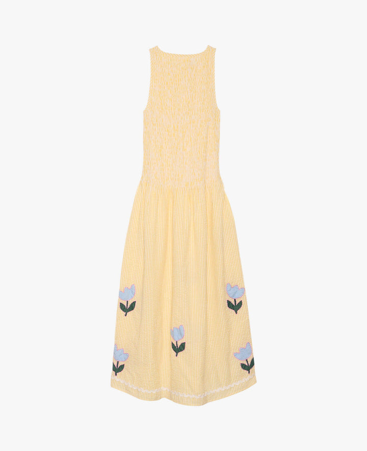 Sissel Edelbo - Svea Dress SE 1835 - Yellow Stripes Kjoler 