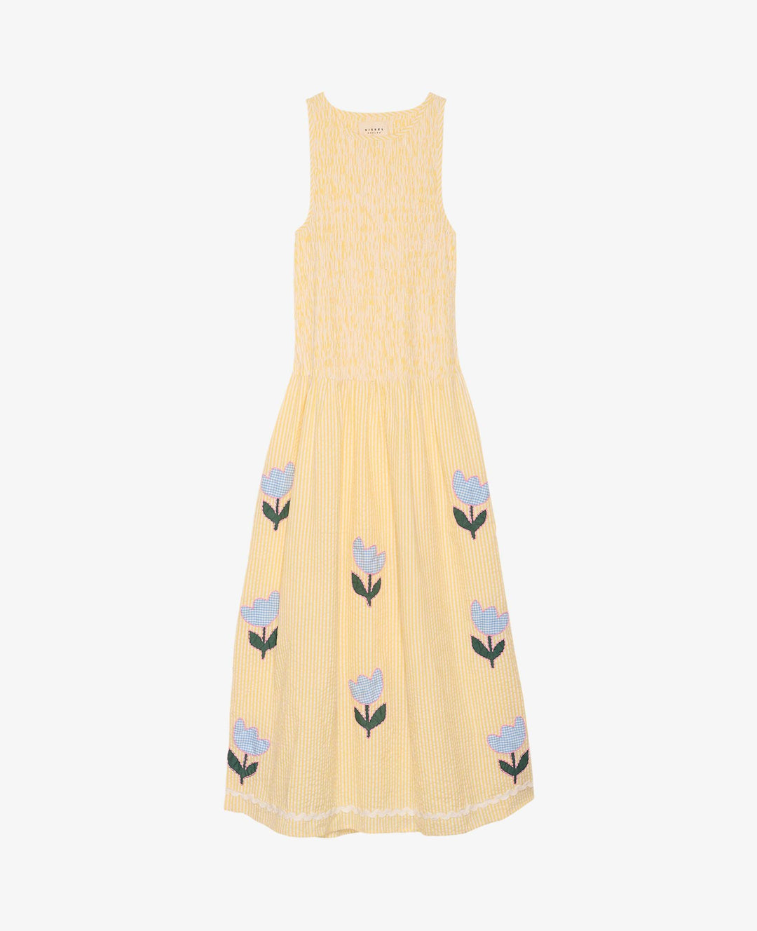 Sissel Edelbo - Svea Dress SE 1835 - Yellow Stripes Kjoler 