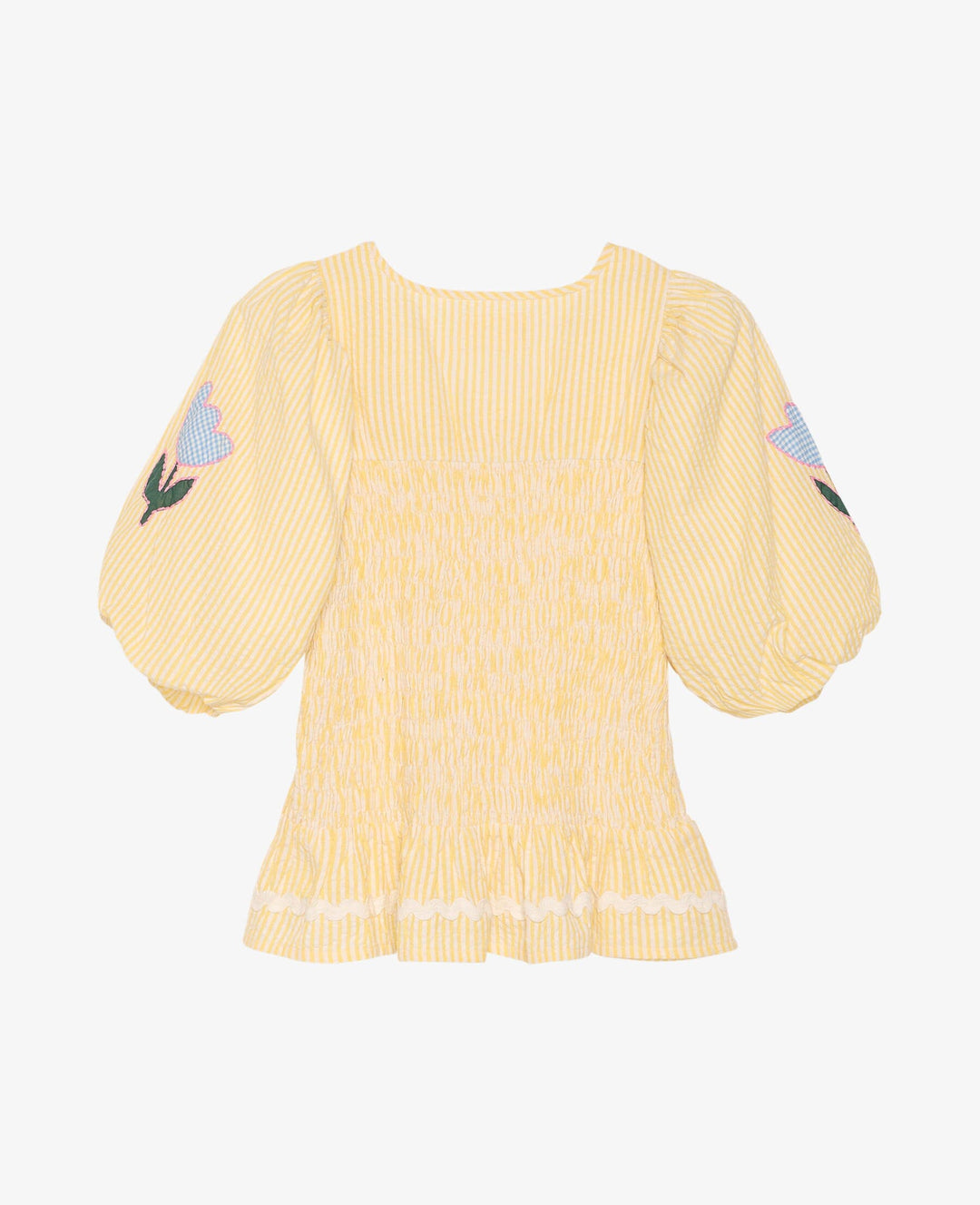 Sissel Edelbo - Svea Top SE 1836 - Yellow Stripes T-shirts 