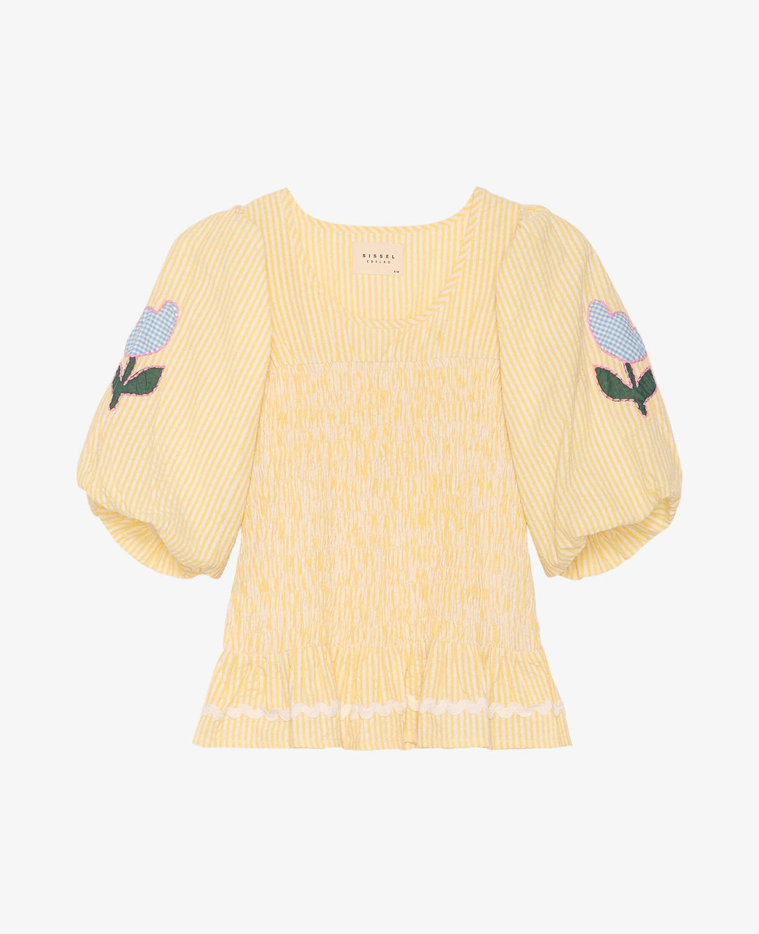 Sissel Edelbo - Svea Top SE 1836 - Yellow Stripes T-shirts 