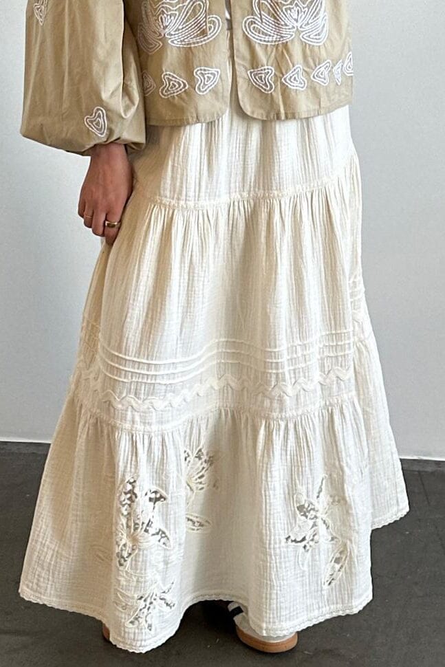 Sissel Edelbo - Tarsila Skirt SE 1601 - Off White Nederdele 