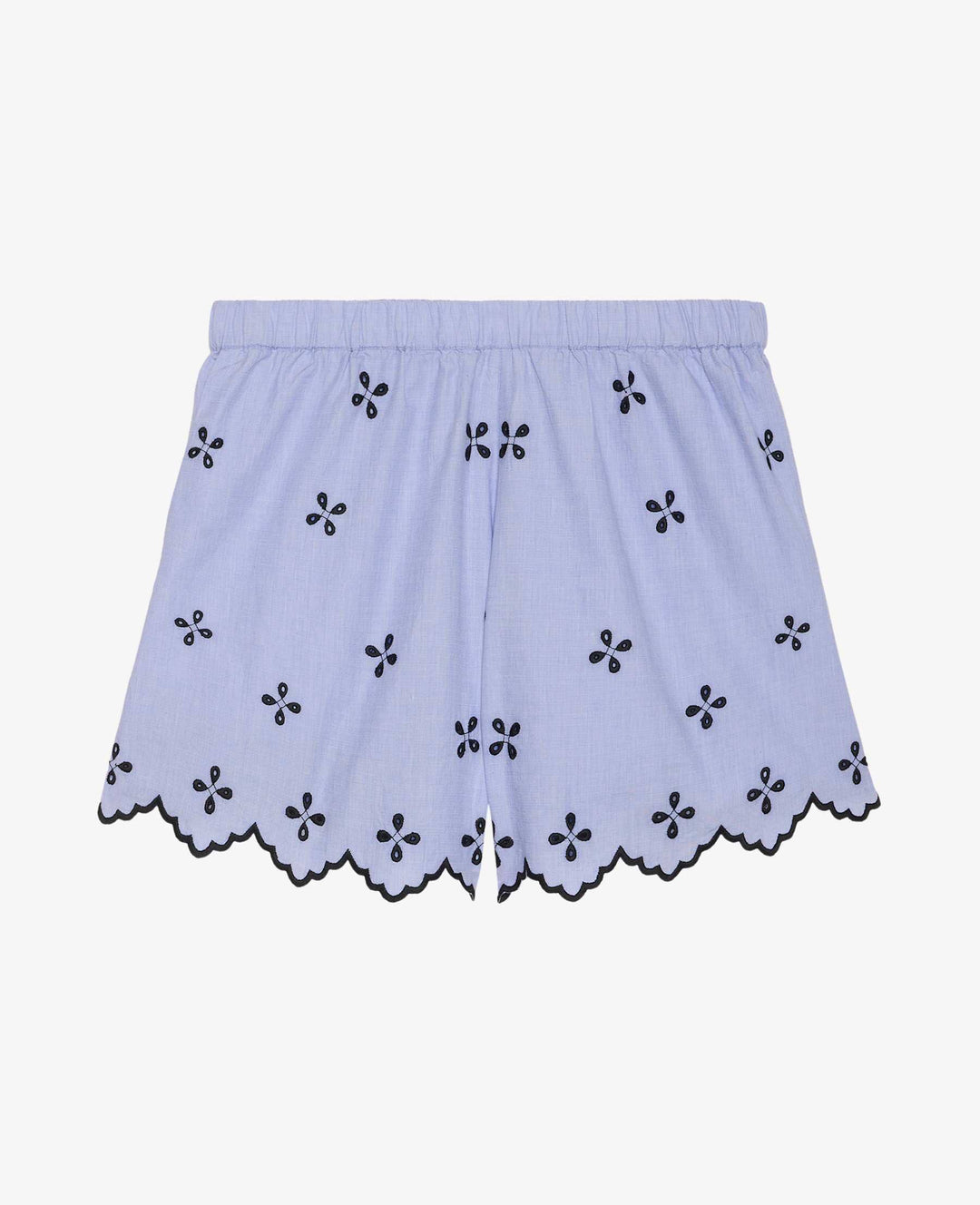 Sissel Edelbo - Tone Shorts SE 1837 - Blue Chambray Shorts 