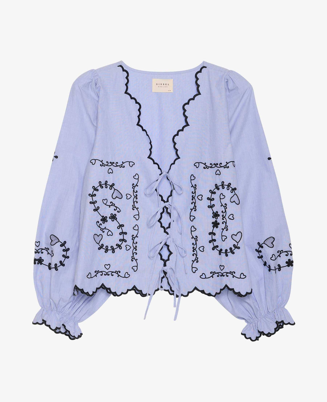 Sissel Edelbo - Tone Top SE 1838 - Blue Chambray Bluser 