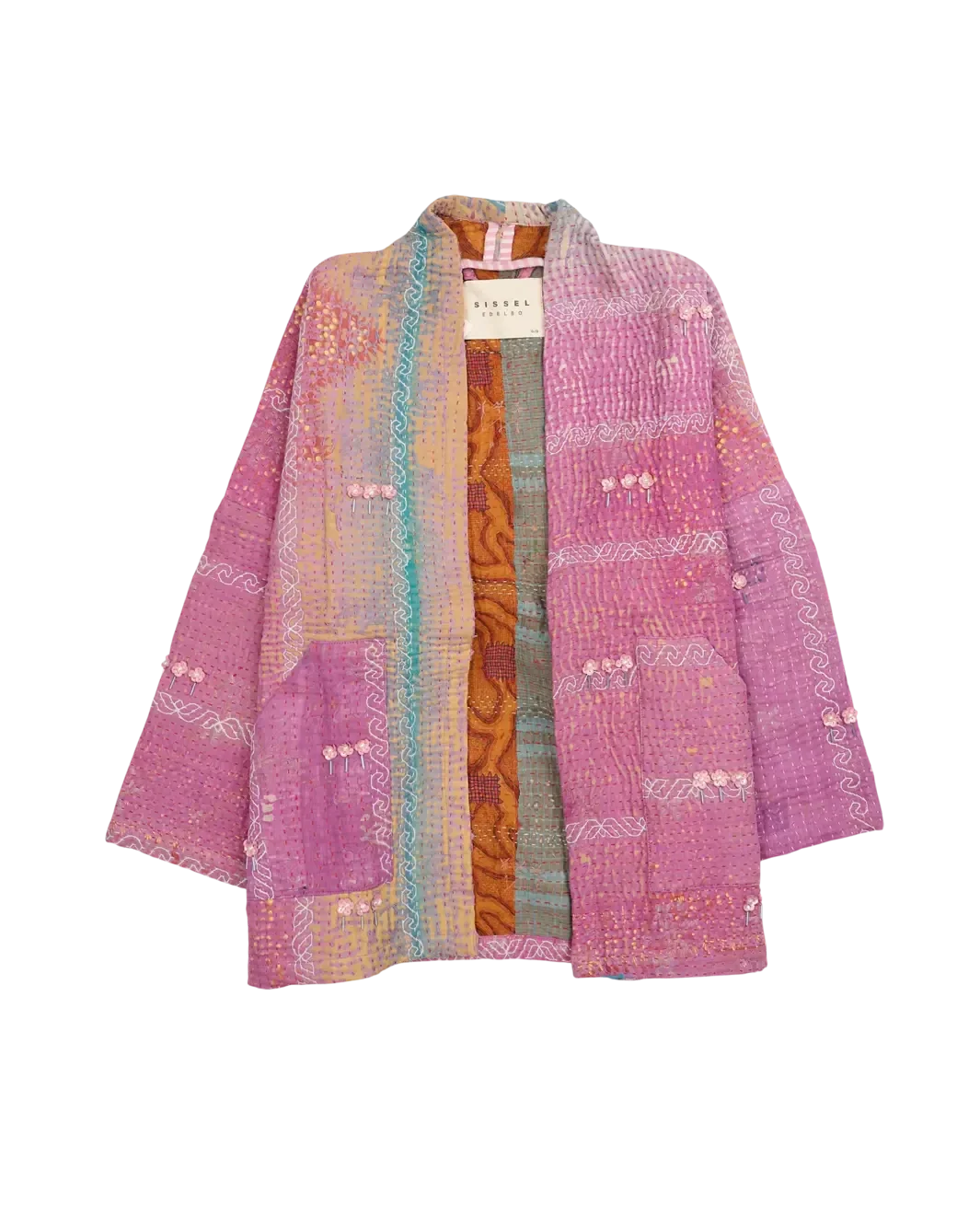 Sissel Edelbo - Tyler Sequins Jacket SE 1058-9 - Pink Flowers No. 30