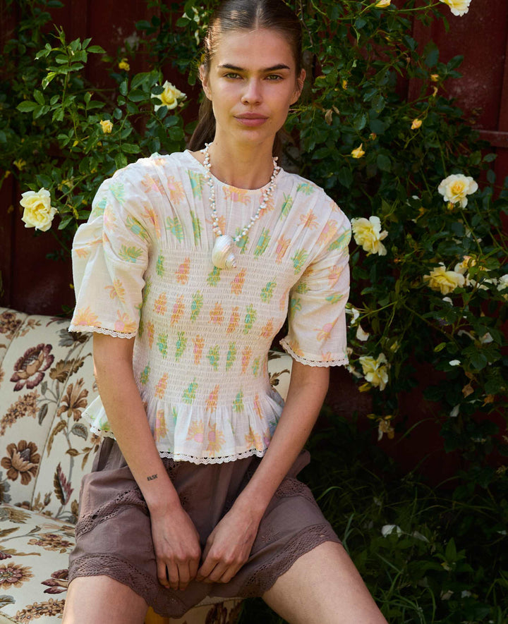 Sissel Edelbo - Vincenta Top SE 1839 - Pastel Sun T-shirts 